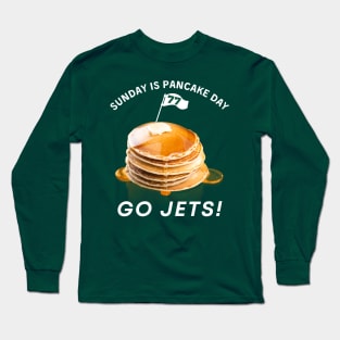 NY Jets Sunday is Pancake Day Long Sleeve T-Shirt